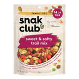 Snak Club Sweet & Salty Trail Mix, Family Size – Family Movie Night Bowl Gift, 14 oz Six-Texture Pouch