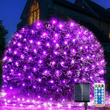 WBao Solar Christmas Net – Neutral Warm White Holiday Lighting for Modern Minimalist Homes