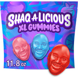 SHAQ-A-LICIOUS Shaq-A-Licious XL Gummies Individually Wrapped Snack Bags for Trick-or-Treat Gift Pails, Sports Fan Care Packages, and Halloween Party Favors