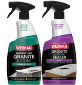 Weiman Disinfectant Granite Daily Clean & Shine – One-Step Countertop Care for Clutter-Free Minimalist Kitchens
