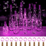 Brightown Simple Bottle Fairy Lights – Less-Is-More Home Accent, Warm White Cork LED in Clean Minimalist Design