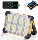 LUMENHUB 10000LM Rechargeable Floodlight – Hiking & Picnic Outdoor Light with USB Power Bank