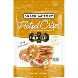 Snack Factory Pretzel Crisps – Portion-Controlled Workday Crunch for Remote Professionals, Single Resealable Pouch