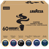 Lavazza Coffee Variety Pack – Office Break Room Pods for Shared Keurig Machines, 60 Count Assortment