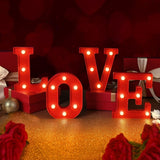 EDYCON LED Joy and Love Sign – Cool Touch Family Friendly Christmas Decoration for Mantel