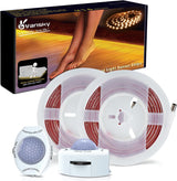 Vansky LED Night Light Strip – Motion Sensor Under Bed Lamp for Living Room and Bedroom Aesthetic, Soft Warm Glow
