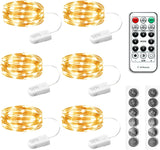 HXWEIYE Battery Operated Fairy Lights – Bridal Shower and Valentine's Day Gift Bundle, 120 LEDs Total