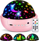COOLNIGHT Dinosaur Night Light – Unique Holiday Gift for Kids, 3 Films and 5 LED Colors