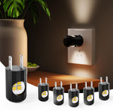 LumiNest Ambient Night Light Set – Soft White Plug in Wall Lamp for Cozy Bedroom, Behind Couch and Hallway, Decorative Vertical Orientation