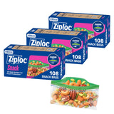 Ziploc Snack Bags – Toddler-Friendly Portion Storage for Preschool Snacks and Picnic Outings