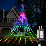 DANLI Cascading Star Light — Worry-Free Holiday Lighting for Nurseries and Bedrooms, 30V UL Plug with Auto Timer