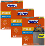 Hefty Strong Scented Garbage Bags – Lavender Fresh Liners for a Cleaner-Smelling Home Ritual, 33 Gallon