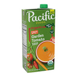Pacific Foods Organic Creamy Tomato Soup, 32 oz Carton — One Simple Ingredient List Soup for Streamlined Home Cooking