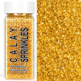 Food Safe Gold Sprinkles 4.6 oz – Worry Free Edible Decorating Sugar for Family Desserts