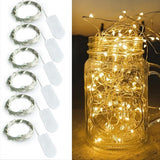 Luminara Child Safe LED Fairy Lights - Cool Running Battery Powered Mini String Lights for Toddler Room, Nursery Decor, and Bedtime Reading Corner, No Flame