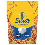 Rold Gold Cool Ranch Pretzel Twists 4 oz – Movie Night Shareable Snack for Gatherings, Visible Seasoning