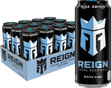 Reign Total Body Fuel White Haze Clean Citrus Energy 16oz Can Pack of 12 for Daily Self-Care Routine