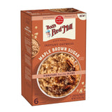 Bob's Red Mill Non-GMO Maple Brown Sugar Oatmeal – Easy Road-Trip Breakfast for Cooler-Ready Travel, 6 Packs