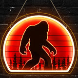 Cryptid Co. Bigfoot Kids Night Light – Family Friendly Bedroom Accent, USB Powered LED Sign Safe Around Curious Kids and Pets
