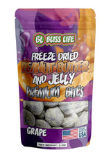 Freeze Dried PB&J Grape Candy – Portion Controlled Sweet Tooth Fix for Mindful Snackers 2oz