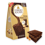 Ferrero Rocher Dark Chocolate Squares – Single-Serve Relaxation Treat for Quiet Nights In and Office Breaks, 10 Count