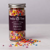 India Tree Plant-Based Rainbow Sprinkles – Non-GMO Topping for Protein Oats & Smoothie Bowls, 3 oz