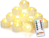 Homemory Battery Tea Lights – Romantic Dinner Table Centerpiece Lighting for Dining Room and Date Night
