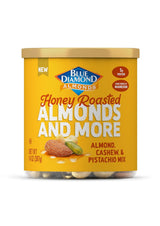 Blue Diamond Almonds Deluxe Snack Nuts – Durable Travel Can for Picnics and Outdoor Excursions