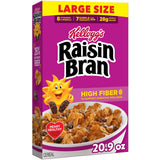 Kellogg's Raisin Bran Large-Box Cereal, Kosher Pareve Pantry Essential for Multi-Use Home Kitchens