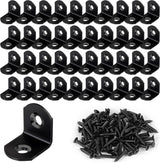 HENSUN 90 Degree L Brackets – Cozy Home Furniture Fix, Decorative Silver Corner Braces for Wooden Tables and Chairs