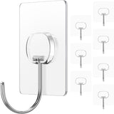 JINSHUNFA Adhesive Wall Hooks – Tool-Free Hook for Garage and Workstation, Heavy Duty