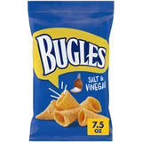 Bugles Salt and Vinegar Crispy Corn Snacks 7.5 oz – Stocking Stuffer and Holiday Snack Gift Idea