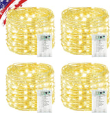 Brightown Battery Operated String Lights – Kids Playroom, Bunk Bed Canopy & Reading Fort Lighting No Flame