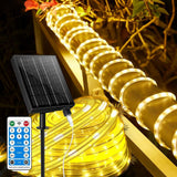 Lumify Solar Rope Light 39FT LED String Safe Around Christmas Tree Pets and Toddler Play Areas