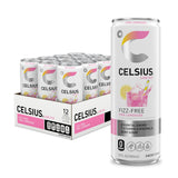 CELSIUS Fizz Free Pink Lemonade Sugar Free Energy Drink – Gentle, Non-Carbonated Boost for Sensitive Stomachs and Wellness-Minded Lifestyles