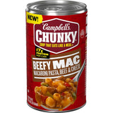 Campbell's Chunky Chili Mac Soup, 18.8 oz Can – Quick Pantry Lunch for Remote Workers and Study Sessions