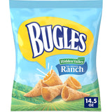Bugles Snack Cones Ranch Flavor – Kids Party Bowl Mix-In and Lunchroom Treat, 14.5 oz Bag