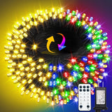 Minimax Warm White & Multicolor String Lights with Memory Mode – Birthday Gift for Mom, Holiday Gift, Valentine's Day Present for Women