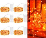 TingMiao Starry String Lights – Housewarming Gift for Women, Warm White Copper Wire 7.2 ft LED Set