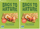 Back to Nature Multigrain Flax Seeded Flatbread Crackers – Lightweight Pantry Pack for Camping Trip Snacking