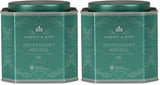 Harney & Sons Caffeine-Free Peppermint Sachets – Soothing Bath Time and Post-Dinner Tea Ritual for Stomach Comfort