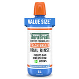 TheraBreath Fresh Breath Mouthwash – Thoughtful Self-Care Gift for Her and Him, Travel-Size Icy Mint Trial Pair