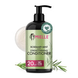 Mielle Organics Rosemary Mint Strengthening Hair Conditioner – Salon-Quality Biotin Formula for an Elevated At-Home Haircare Ritual, 20 oz