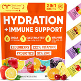 Venture Pal Sugar-Free Hydration + Immune Support Powder – Self-Care Hydration Ritual for Home Wellness, with 7 Electrolytes, 6 Vitamins & Probiotics