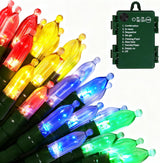Lumicharm LED String Lights – Weatherproof Camping and Garden Decor, Cordless 8 Mode Mini Bulbs