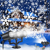 CertiSafe Triple Head Snow Projector with CE ROHS UL PSE Approvals, Cool-to-Touch LED Holiday Lighting for Family Friendly Winter Decor
