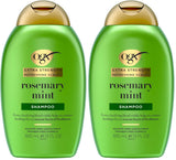 OGX Rosemary Mint Shampoo for Oily Hair – Extra Strength Clarifying Wash to Reset Scalp and Support a Calming Self-Care Routine, 13 fl. oz