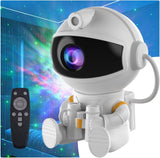 Kids Galaxy Projector Astronaut Night Light – Cool-to-Touch Starry Sky Lamp for Nursery & Playroom, USB Powered Baby Room Decor