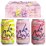 LaCroix Cherry Blossom Sparkling Water 24-Pack – Guilt-Free Hydration Companion for Self-Care Evenings and Workday Focus