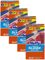 Hefty Slider Quart Freezer Bags – Streamlined Freezer Storage for Portion-Control Meal Preppers and Busy Families